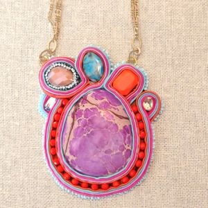Soutache necklace